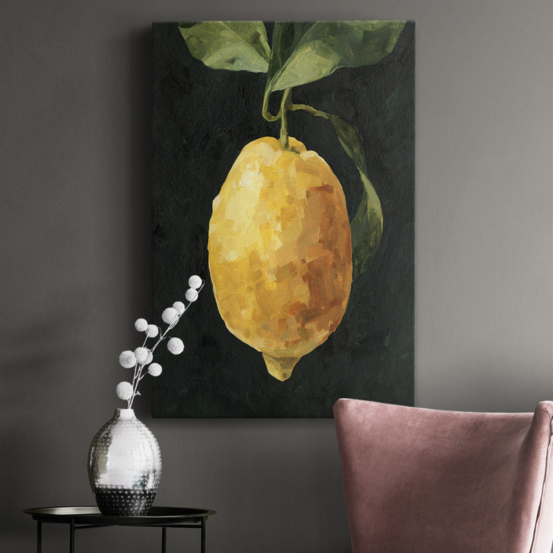 " Dark Lemon I ", 24" W x 36" H