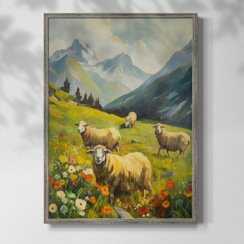 «LANDSCAPES Series CCXLIV», reproduction encadrée - bois massif, H 15 po x l 12 po