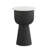 Abhiraj Black and White End Table