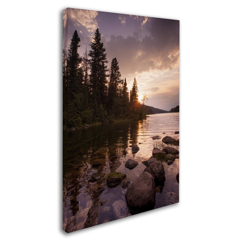 Leeth «Calm», reproduction de photo sur toile tendue, H 47 po x l 30 po x P 2 po