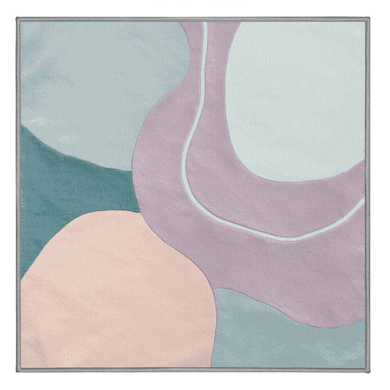 Soft Horizon Rug, Square 3'