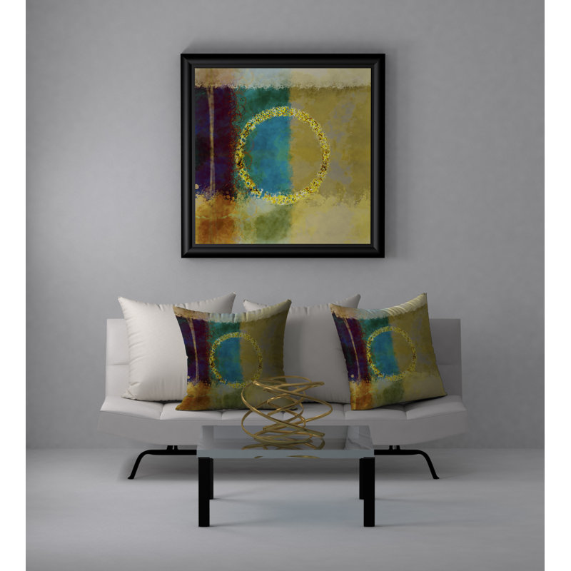 Housse de coussin carrée immaculée immaculée/insert, 18" x 18"