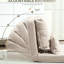Surface de la chambre à coucher Flip Chair: réglable, pliable, lin beige