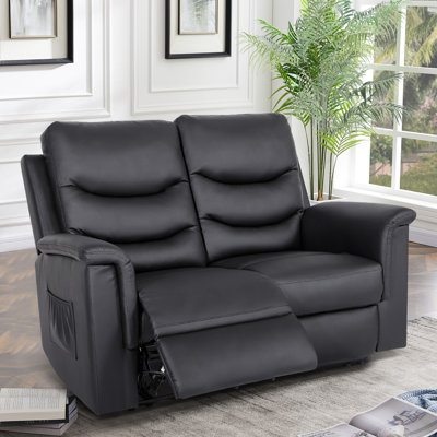 Ariadny 55'' Faux Leather Pillow Top Arm Reclining Loveseat