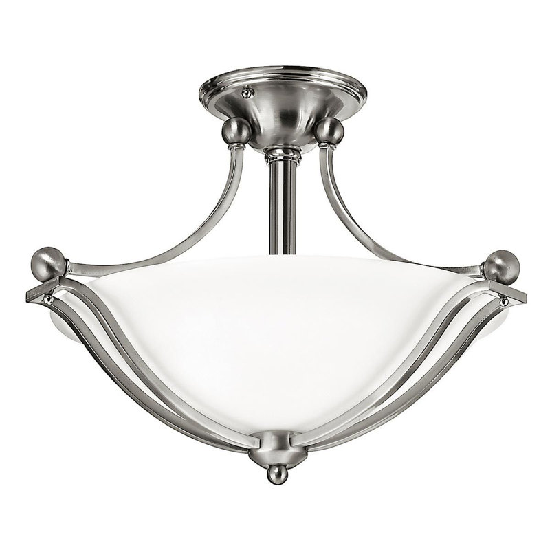 Fido Glass Semi Flush Mount