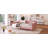 Twin Size Upholstered Daybed With 4 Support Legs, Rubine -2086571746