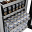 ZLINE Edition 24" Touchstone Fridge w/ DuraSnow Glass Door & Gold Handle-1998559267