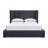 Upholstered Wingback Bed
