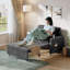 2 Seater Faux Leather Sofa