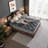 Restonic Comfort Care 14" Hybrid Twin Mattress - Medium Firm Support with Cooling Technology & Pocketed Coils, Grey+Blue-917699111-917793792