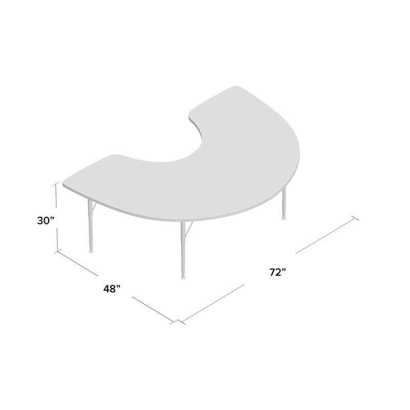Ensemble de table et chaises à hauteur réglable, Vert