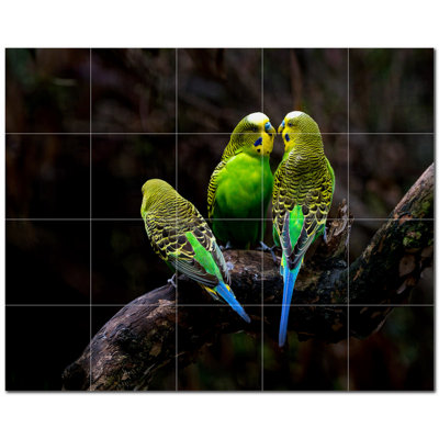 12'' x 12'' Satin Ceramic Decorative Mural