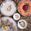 Set of 4 Oyster Pasta Plates