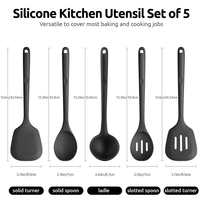 Kassia 5 - Piece Plastic Cookware Set