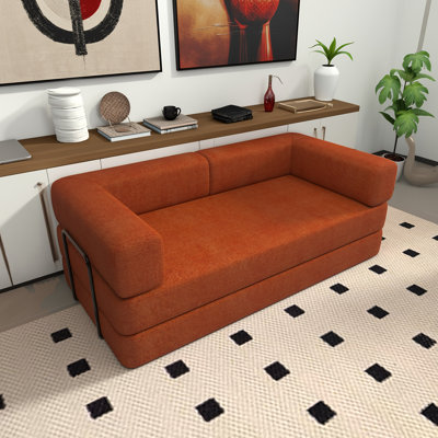 No-assembly Minimalist Casual Sofa-ideal For Primary Living Space Lounging