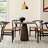 Erkin Round Metal Dining Table