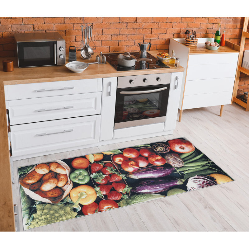 Fizaan Flowers 80cm X 200cm Area Rug