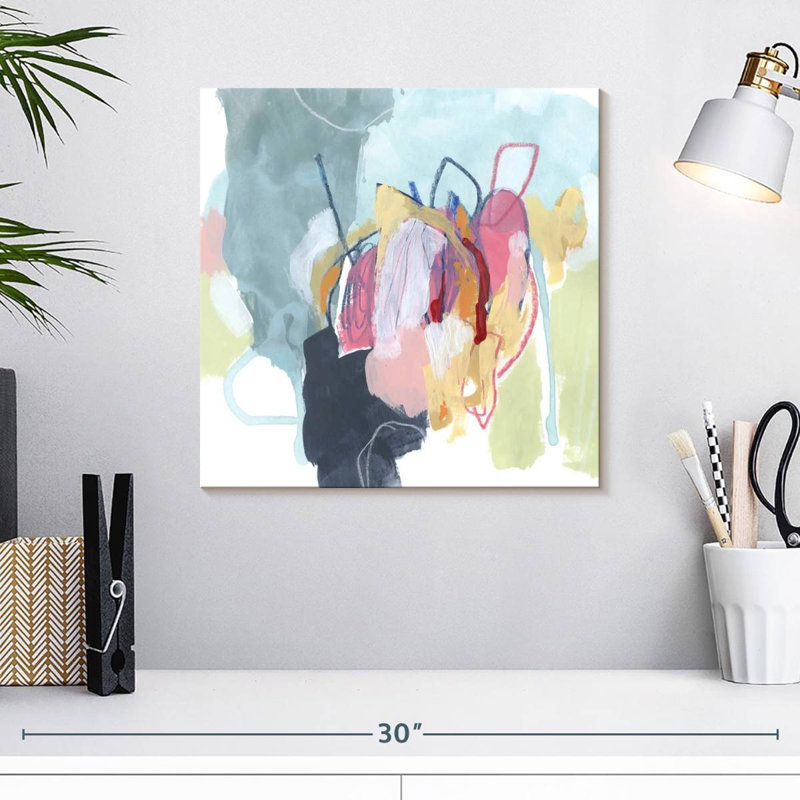 Chromatic Tangle II, 16" H x 16" W