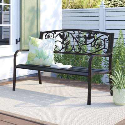 Beaucaire Hummingbird Steel Traditional Bench