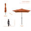Parasol de marché carré Rinesh-1577955538