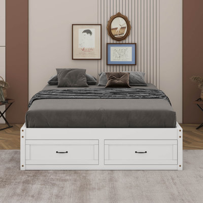 Platform Bed With 6 Drawers