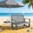 Patio Bench,Outdoor Glider Bench,Loveseat Patio Glider Bench-465633886