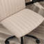 Chaise de bureau pivotante en tissu