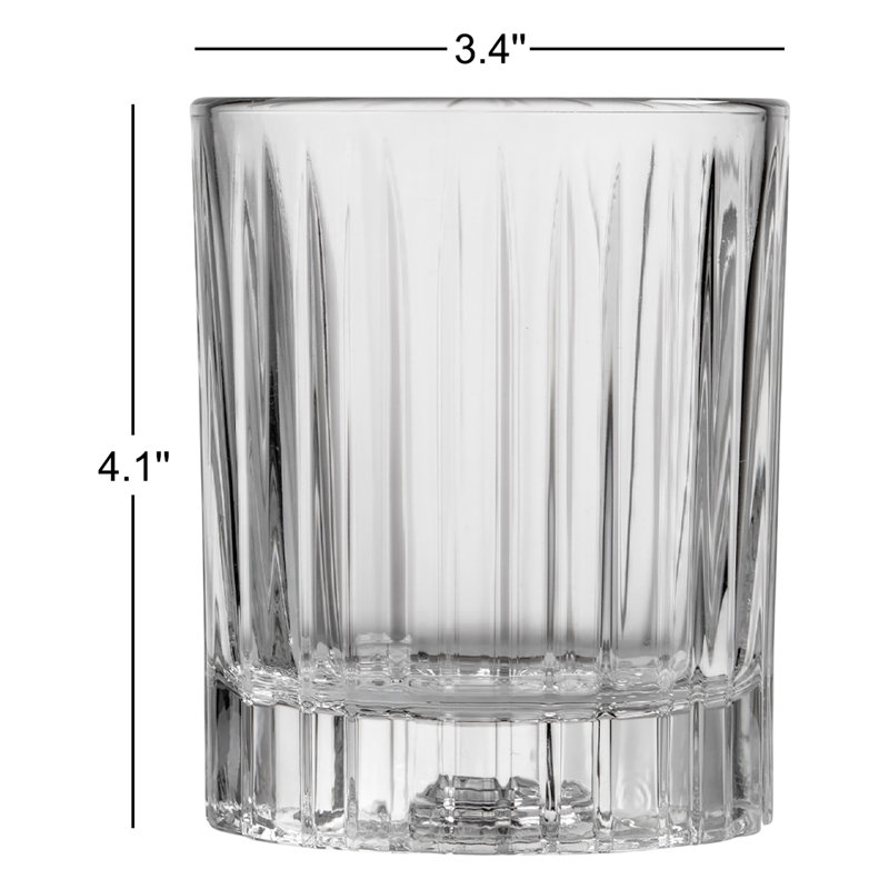 Libbey Flashback Double Old Fashioned Glass Set