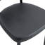 Ensemble de table de salle à manger moderne en verre blanc avec chaises ergonomiques noires, idéal pour la maison et la cuisine