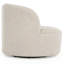 Fauteuil pivotant en cuir Elle-539743883