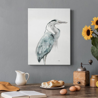 BLUE Heron I - Impression sur toile tendue