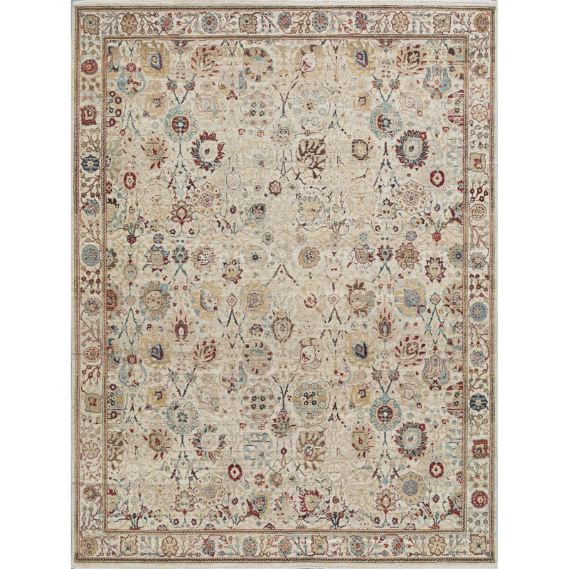 Wool Oriental Indoor Rug, Rectangle 8' x 10'