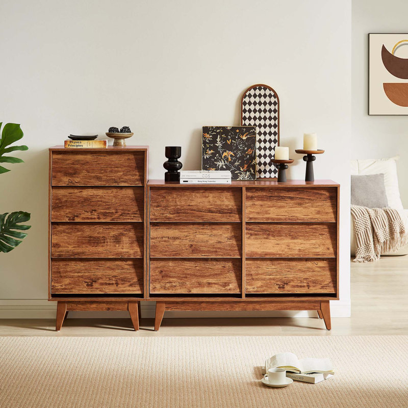 Siefert Accent Dresser, Brown, 30'' H x 39.38'' W x 13.4'' D