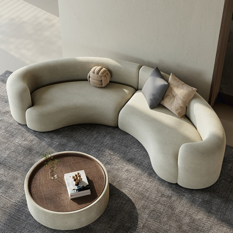 Canapé Simple Leisure Creative, H 25,59 po x l 118,11 po x P 33,46 po