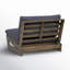 Chaise de terrasse avec coussins Louise-726736554