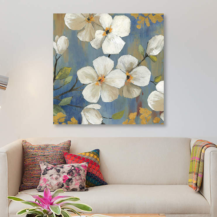 «En Flor II», impression sur toile, H 48 po x l 48 po x P 1,5 po, Toile tendue, Pas de tapis