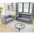 Velours gris velours
