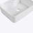Ceramic Rectangular Above Counter White Bathroom Sink Art Basin