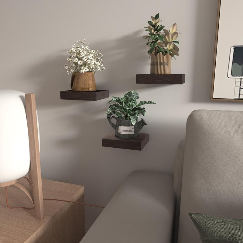 Petites tablettes flottantes pour mur