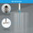 10 Inch Square Rain Shower Head 1.8 GPM High Pressure Shower Head Stainless Steel Shower Head-100607562