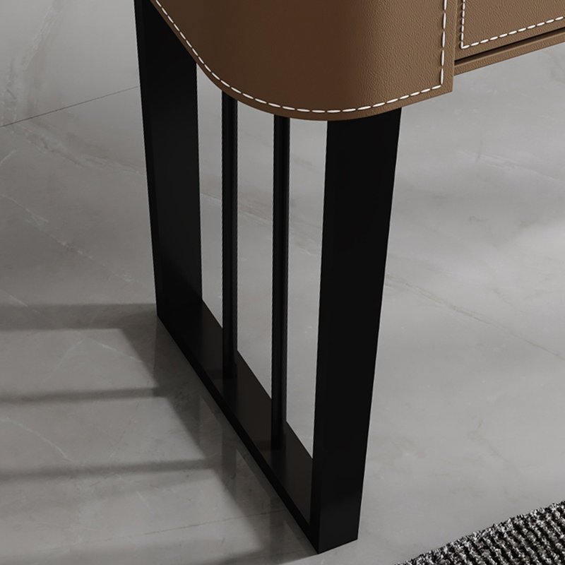 Bureau moderne multifonctionnel et table d'ordinateur, H 29,52 po x l 55,11 po x P 19,68 po