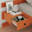 With Drawer With Headboard Solid Pine Wood-857079091-857079096