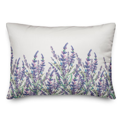  Lavender Field Rectangular Pillow Cover & Insert
