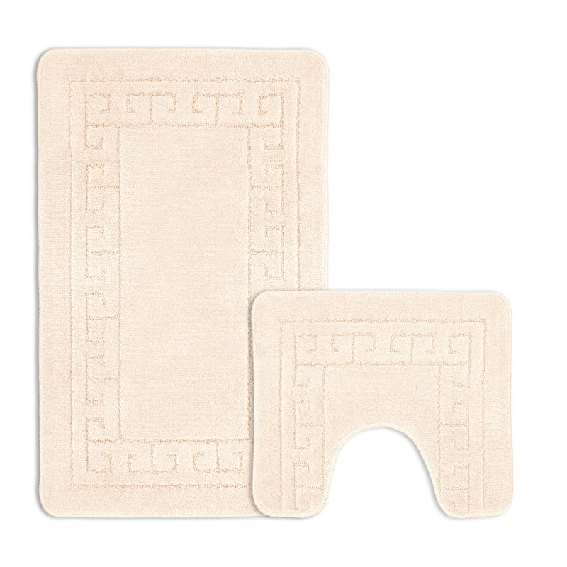 Kelya 2 Piece Bath Set, Cream