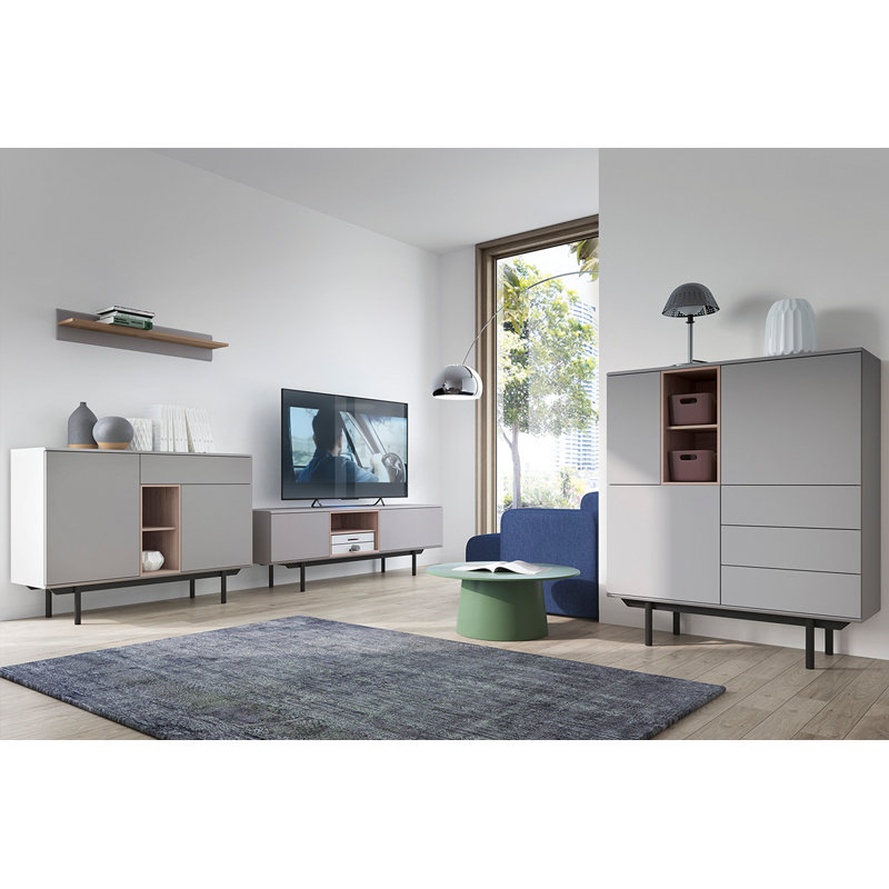Brisia 125 cm W Chest of Drawers