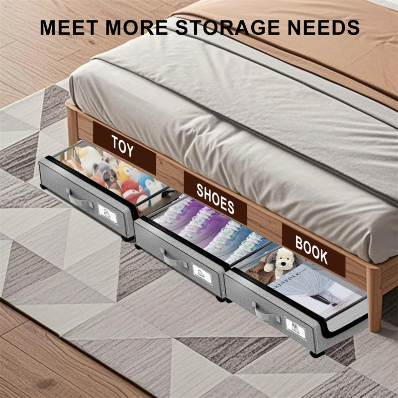 Rebrilliant Fabric Underbed Storage