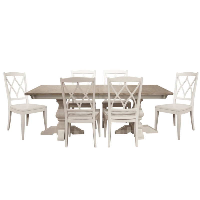 Barrentine Extendable Pedestal Dining Set