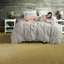 Premium King Bedding Sets, Linen, Striped Design, All-season Comfort