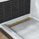 60" x 36" Solid Surface Single Threshold Shower Pan Base with Drain Assembly & Drain Cover Included, Non-Slip