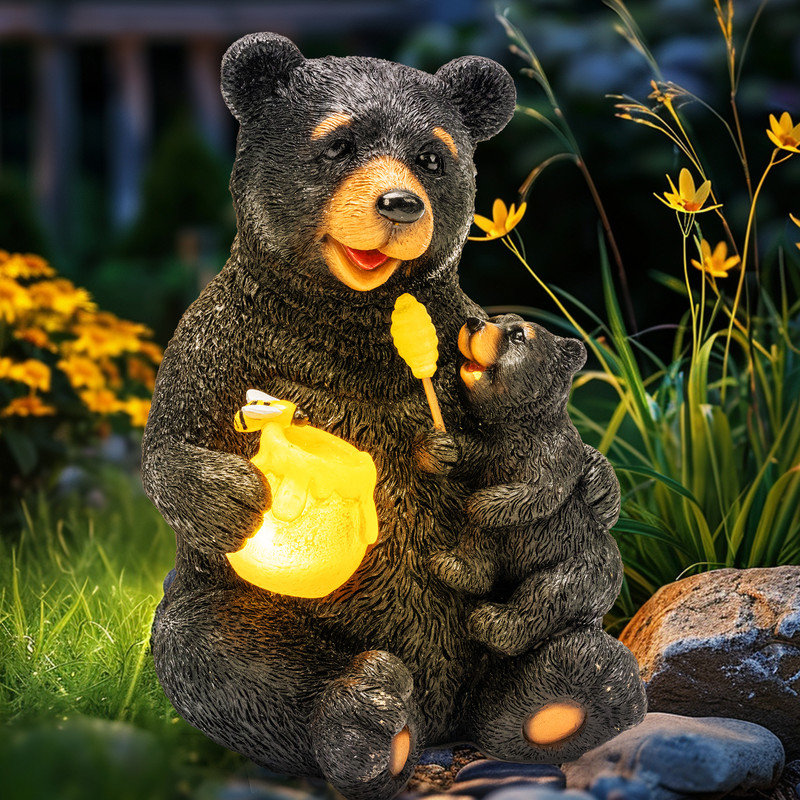 Solar Garden Statues Figurine Lights for Outdoor, Yard, Garden Decor Unique Housewarming Gifts for Mom